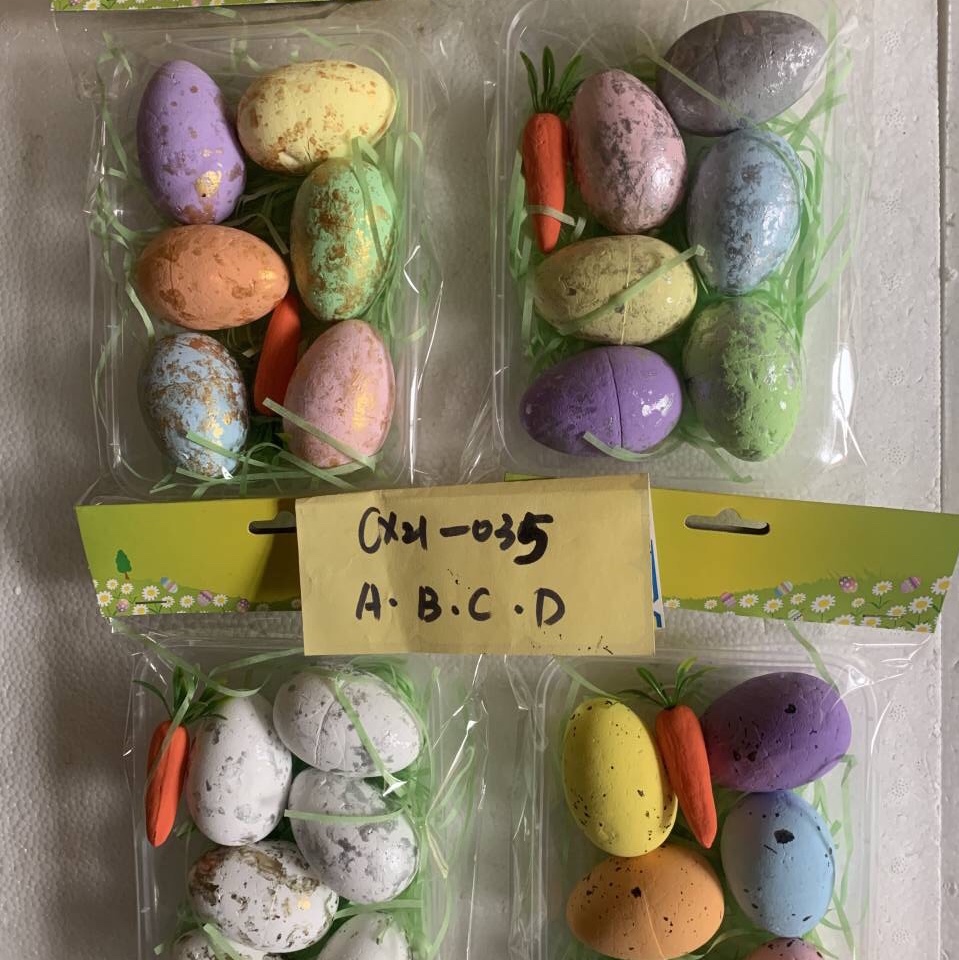 复活节彩蛋泡沫上色蛋035111