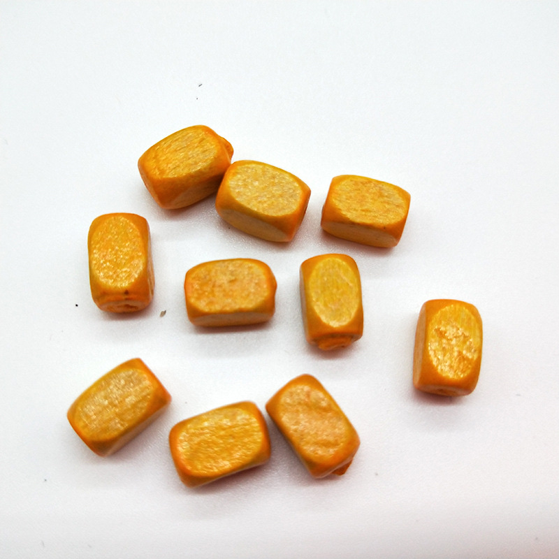 Wooden DIY jewelry materials and accessories, 10X6 round corner square jewelry, earrings, earrings, ethnic style, ancient style Specification image