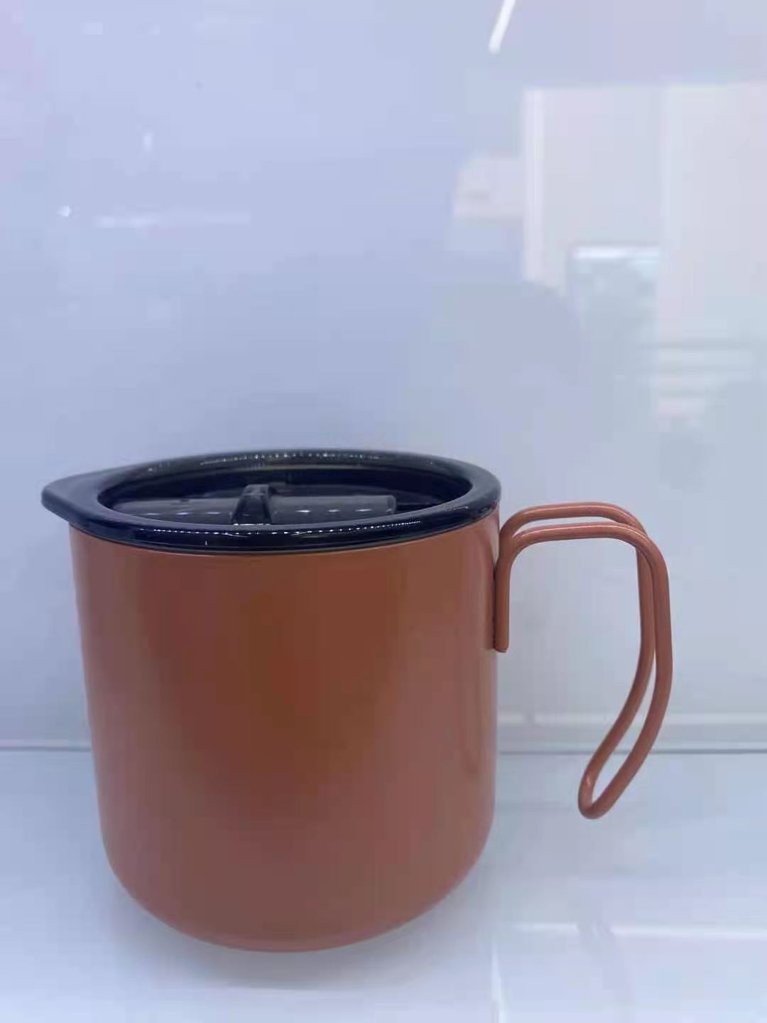 All-steel handle coffee cup details Picture