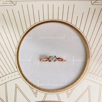 Electroplated rose gold preservation 4⃣️ Bali zircon popular all-match women's ring 5⃣️