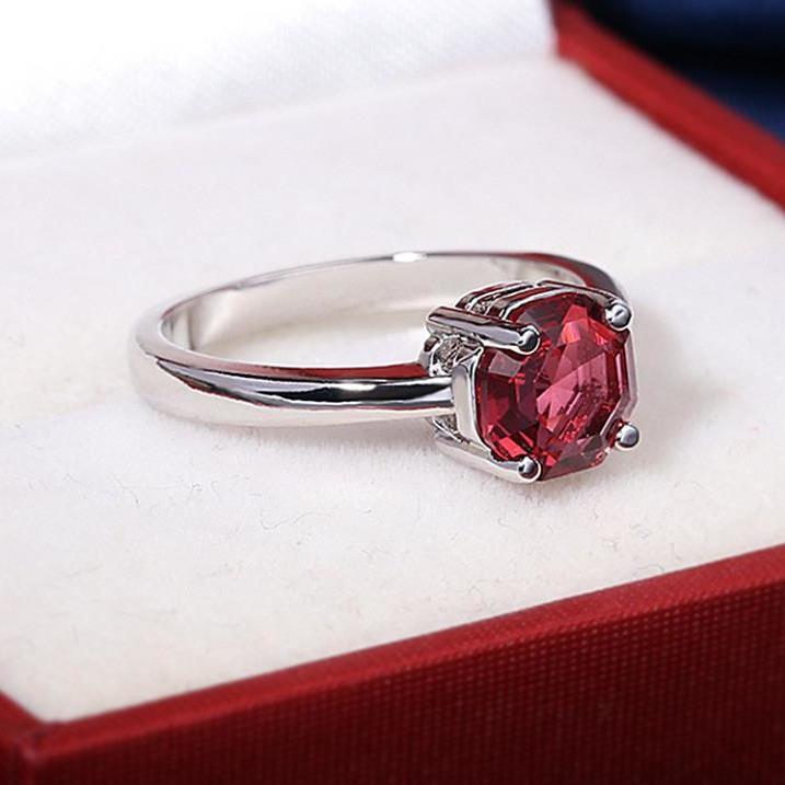 Fashionable natural ring kaleidoscope cut gemstone women's gemstone setting ring detail image 3