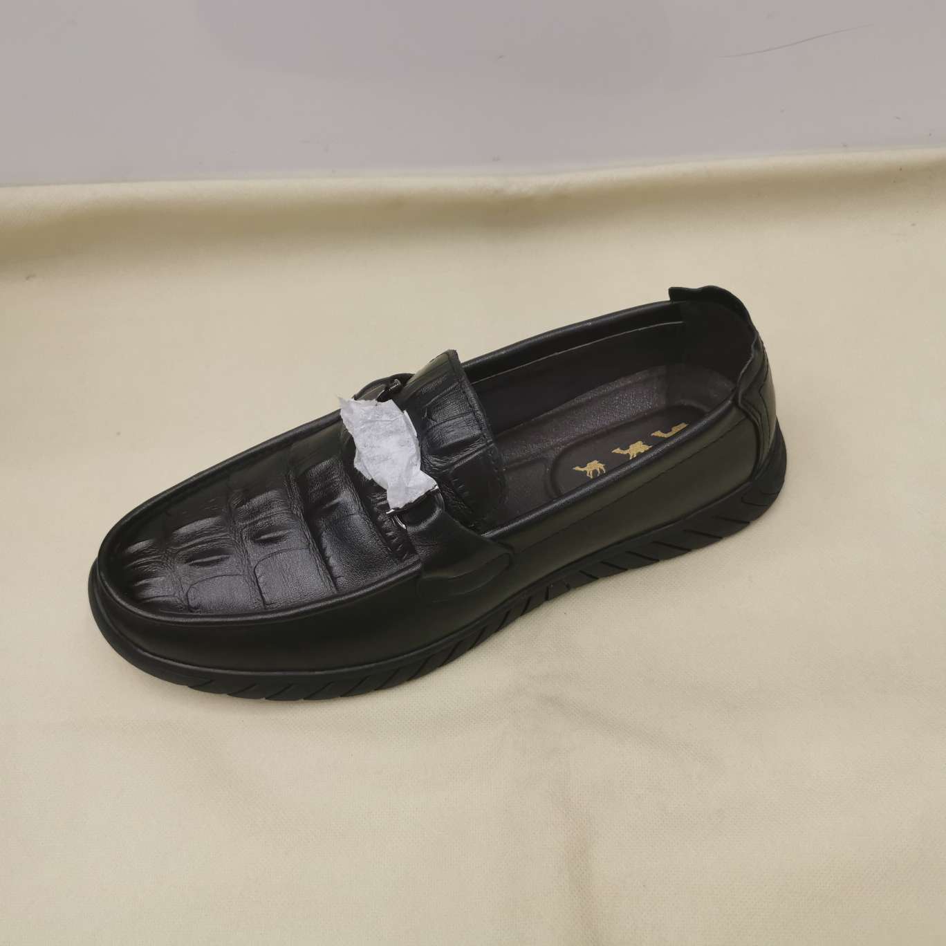 男士真皮鞋库存尾货特价处理真皮鞋牛皮男鞋一脚蹬商务休闲男皮鞋透气软底豆豆鞋春秋男士真皮豆豆鞋详情图4