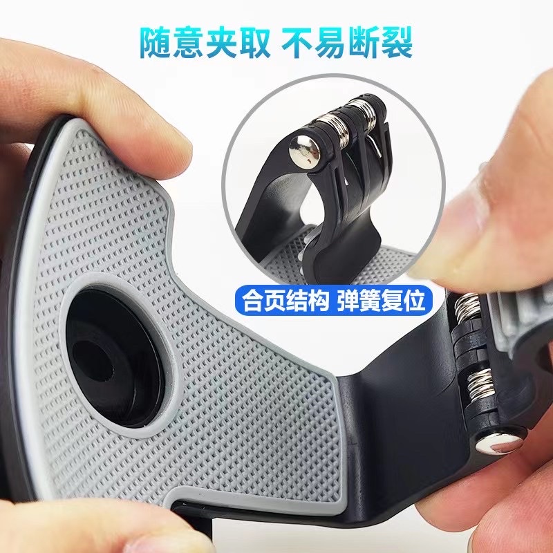 汽车仪表台卡扣式车用手机架后视镜导航HUD夹子旋转车载手机支架详情图7