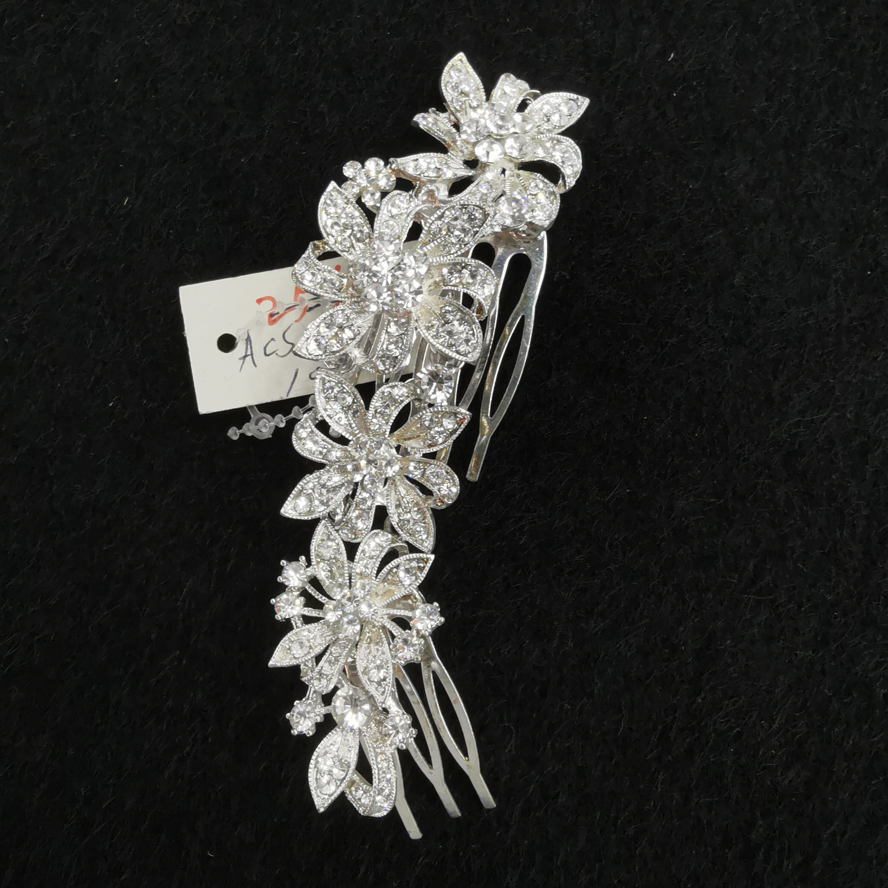Silver fashion Rhinestones Bridal Dinner Ball Hair Accessories Headdress Hair comb Noble Dress accessories