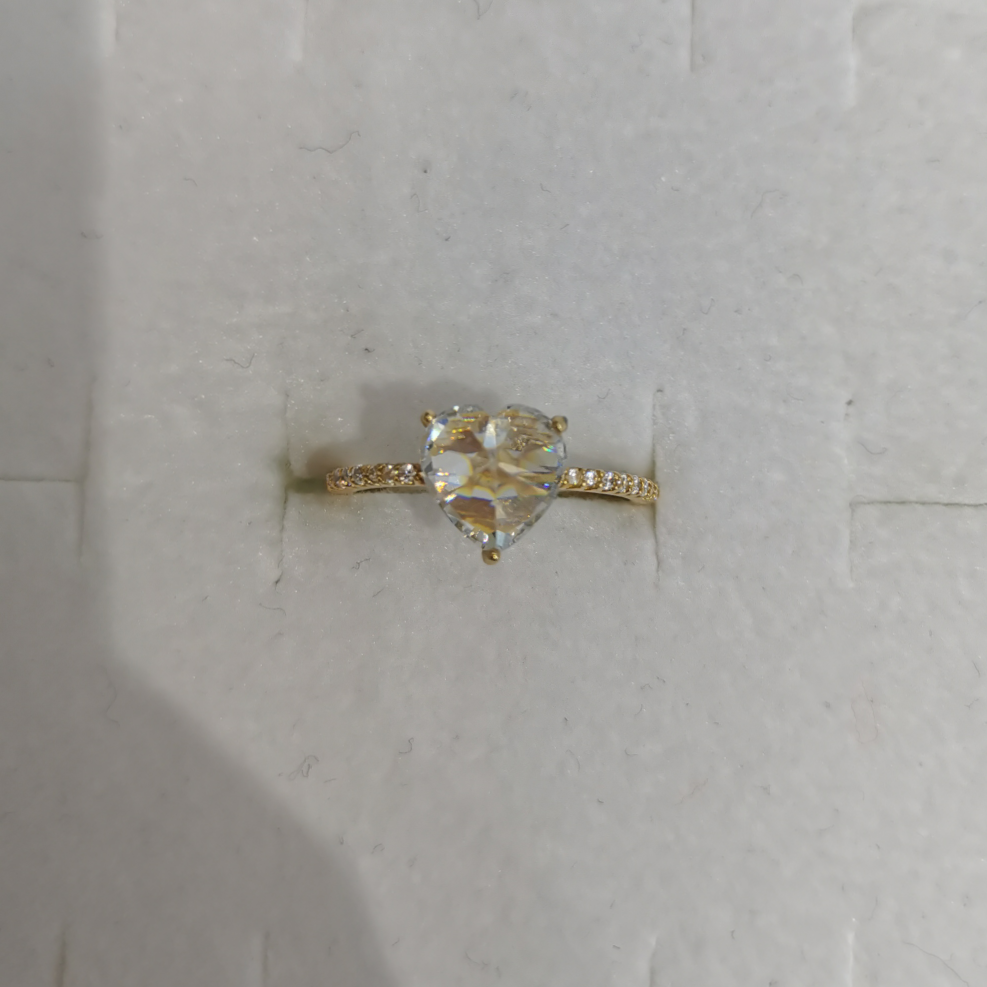 Ring heart gold