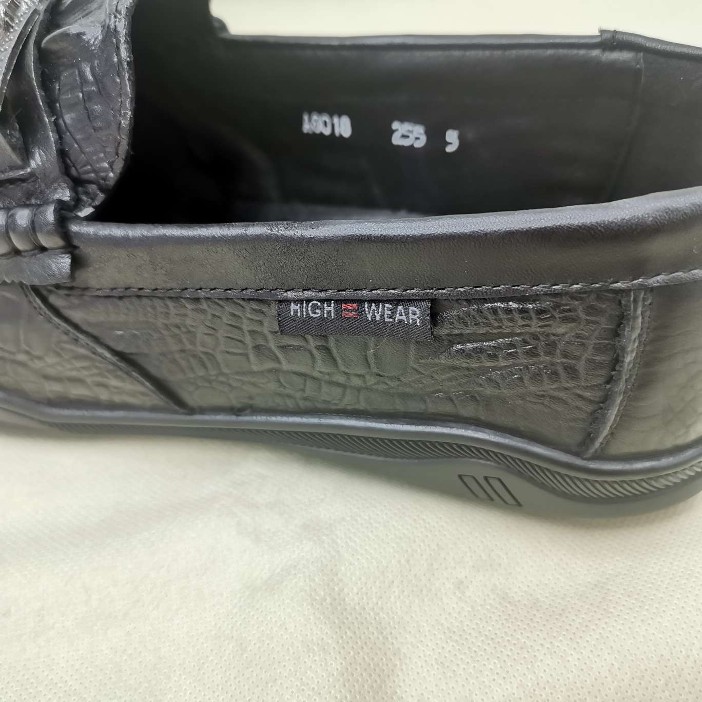 男士真皮鞋库存尾货特价处理真皮鞋牛皮男鞋一脚蹬商务休闲男皮鞋透气软底豆豆鞋详情图4