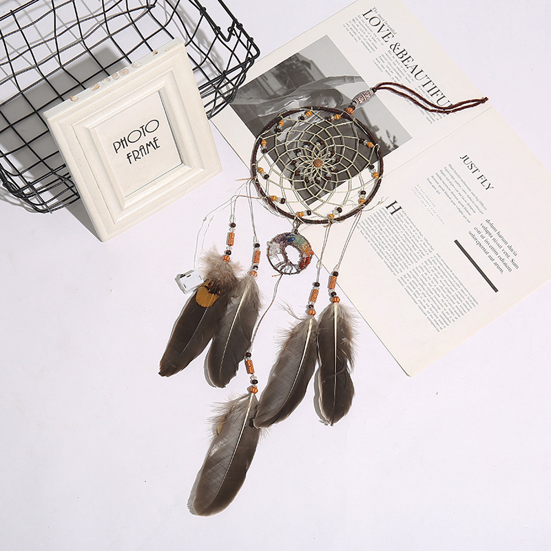 وصنعت شبكة صيد الأحلام، وهي من نوع جديد من أشجار الحياة، مصنوعة يدوياً من غرفة ريشة الريشة Application Scenario