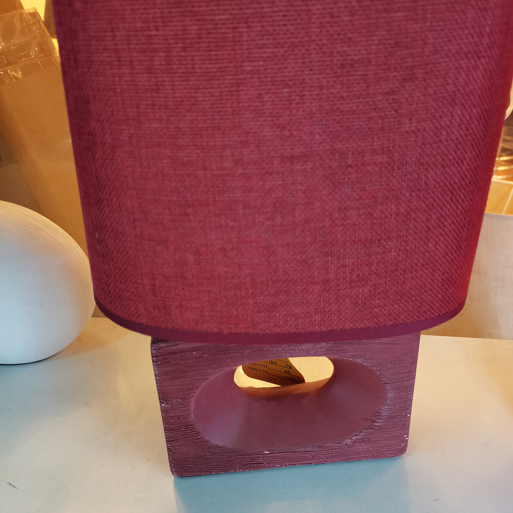 陶瓷37 台灯 TABLE LAMP 红色