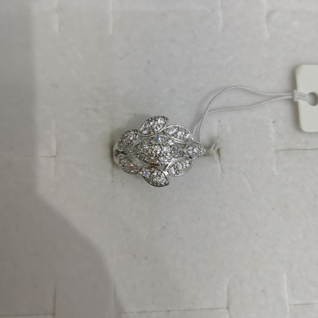 Copper ring leaf style