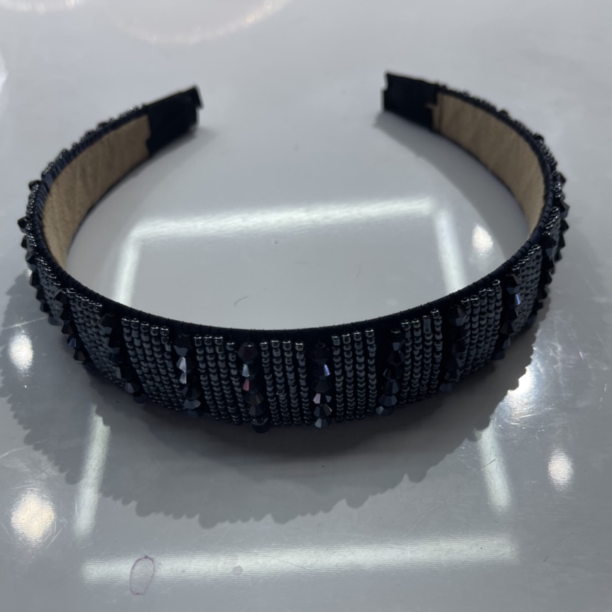 5 rows of black bile 4 11 1 glass crystal handmade Internet celebrity