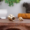 3Cm hollow pure copper gourd ornaments, gourd car hangers, creative hollow copper gourd hangers details Picture