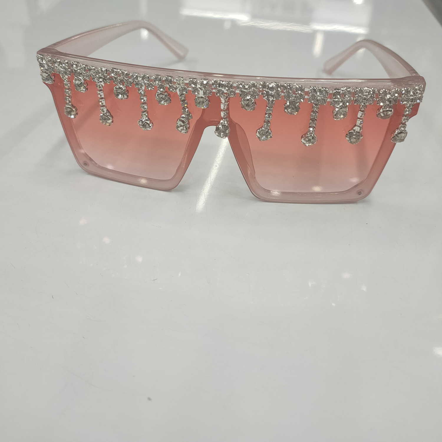 时尚太阳镜外贸大框女士眼镜墨镜渐变方框时尚17