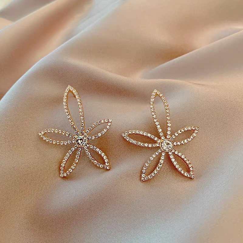 Luxurious and high-end European and American fashion, trendy and stylish stud earrings with a unique personality Item Picture