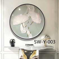 Aluminum alloy round hand painting