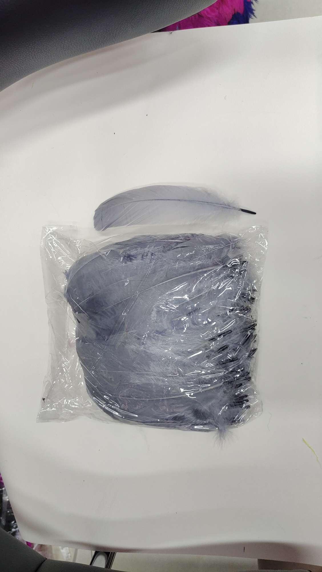 鹅毛小飘羽毛浅绿色详情图1