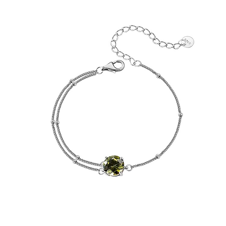 Green stone bracelet
