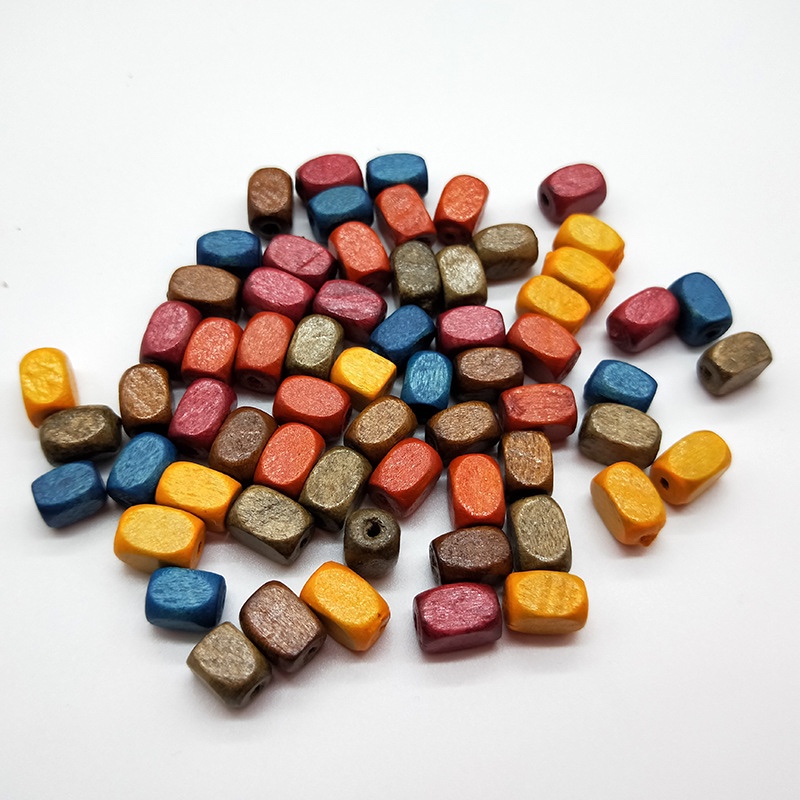 Wooden DIY jewelry materials and accessories, 10X6 round corner square jewelry, earrings, earrings, ethnic style, ancient style