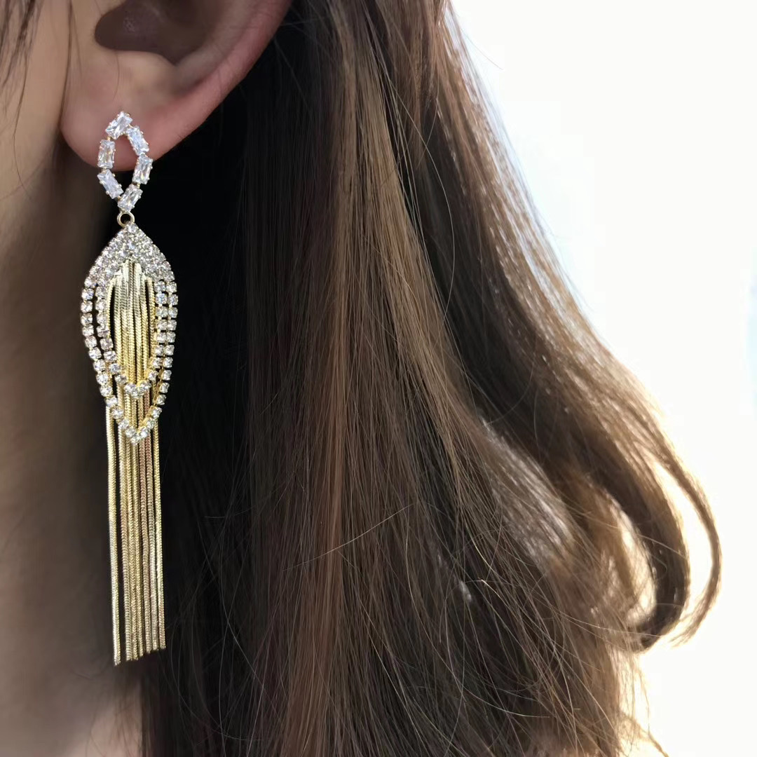 Butterfly High-end Earrings 2021 New Trendy French internet-famous stud earrings for women, Korean style earrings, long earrings 1 details Picture
