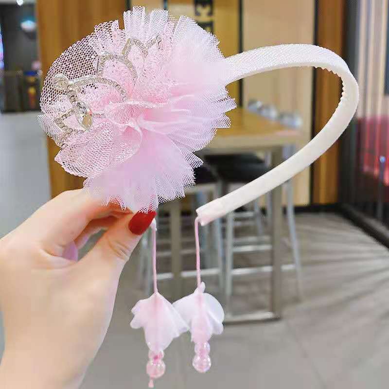 Double-layer pendant earrings headband