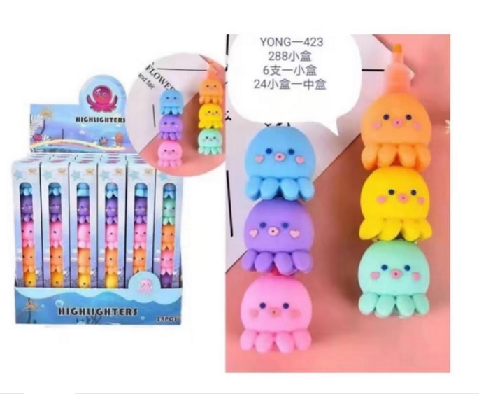 077 Octopus Highlighter details Picture