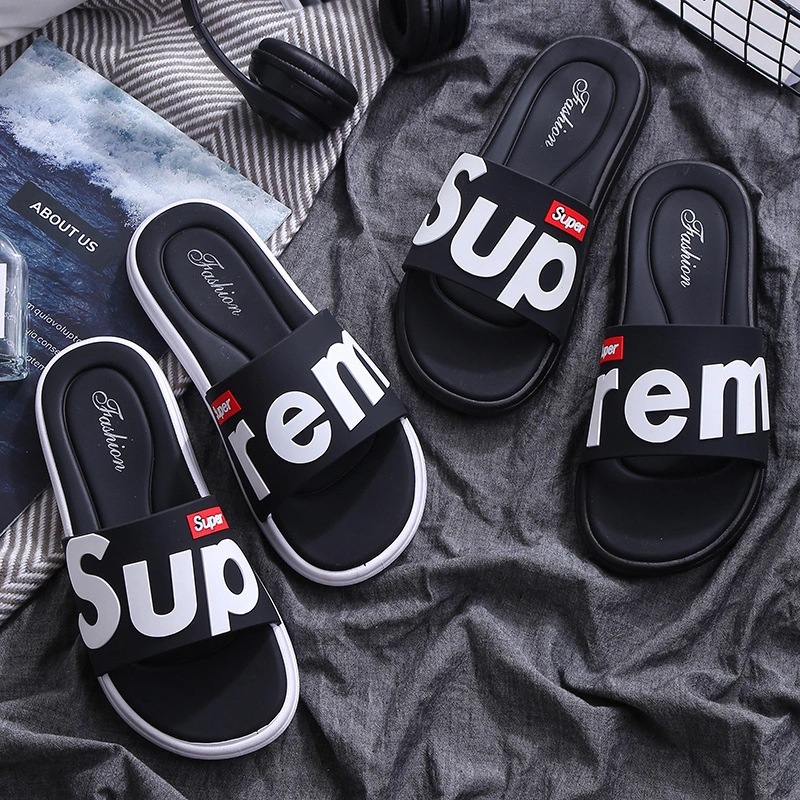 men shoes新款运动拖鞋男潮流夏季时尚沙滩凉拖户外休闲一字拖细节图
