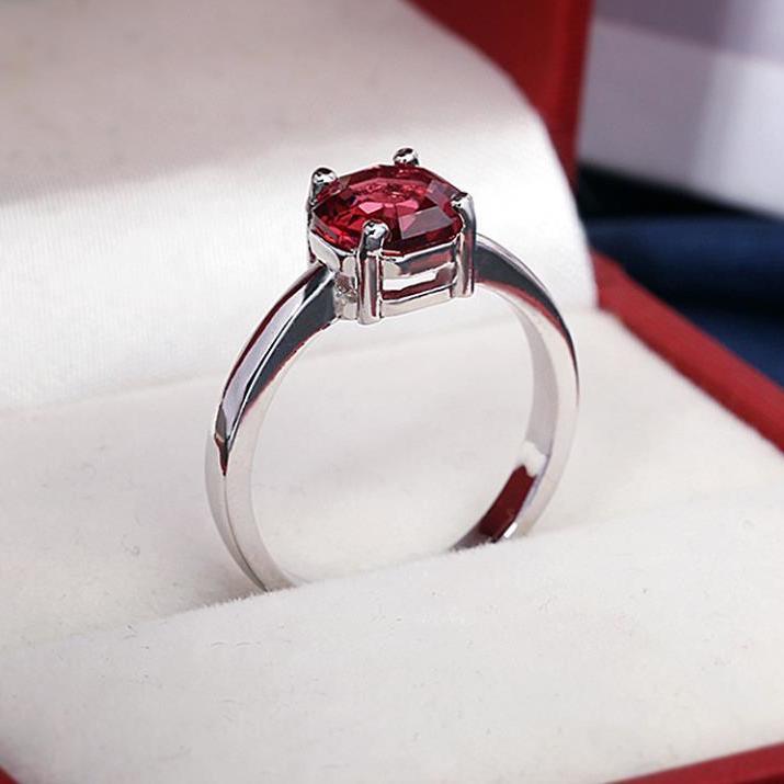 Fashionable natural ring kaleidoscope cut gemstone women's gemstone setting ring detail image 2