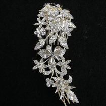 Temperament flash! Stylish rhinestones bridal Dinner Ball Hair Accessories Headdress Hair comb Noble Dress accessories