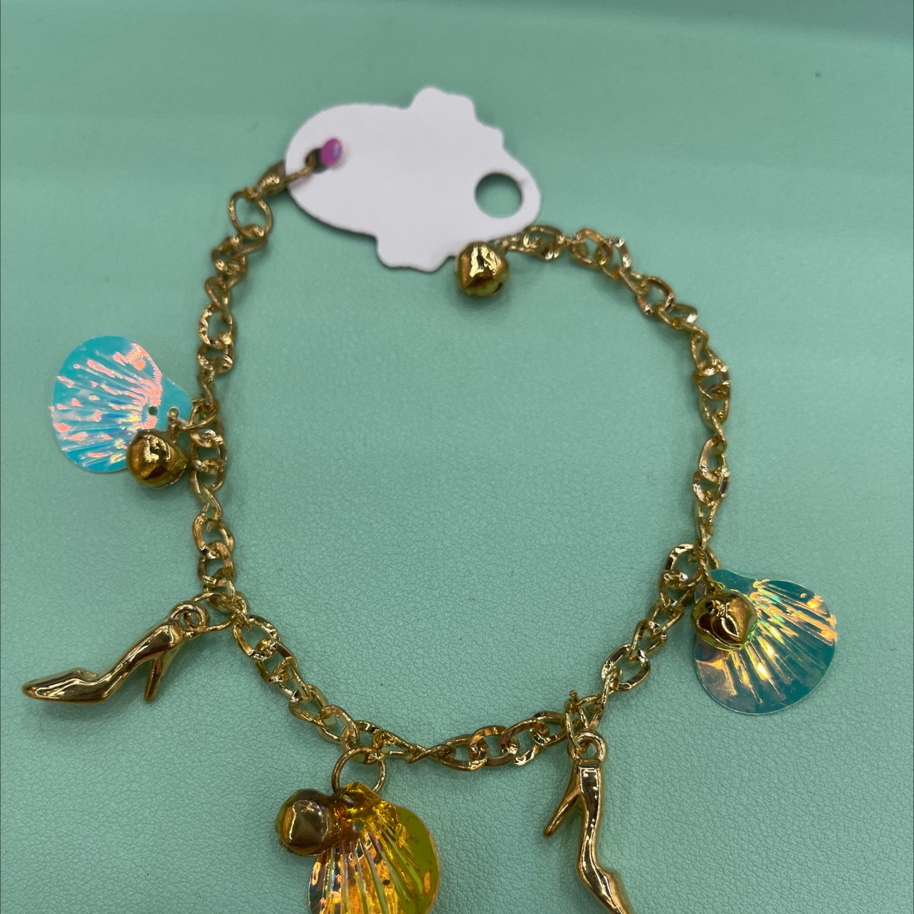 扇贝亮片铃铛CCB高跟鞋手链皓源饰品52图