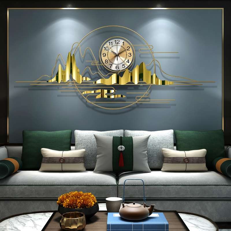 山水挂钟详情图1