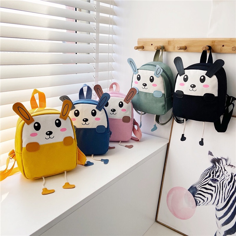 Cartoon cute backpack Harajuku bag girls shoulders mini new children's rabbit backpack small backpack