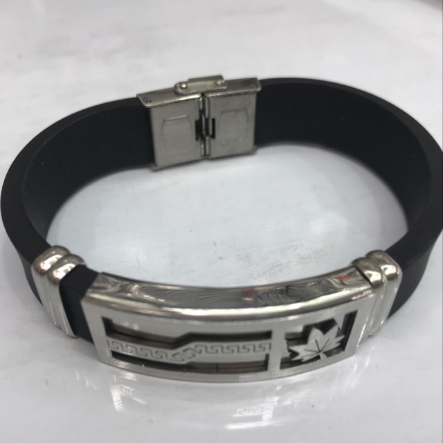 不锈钢硅㬵手环(10m)