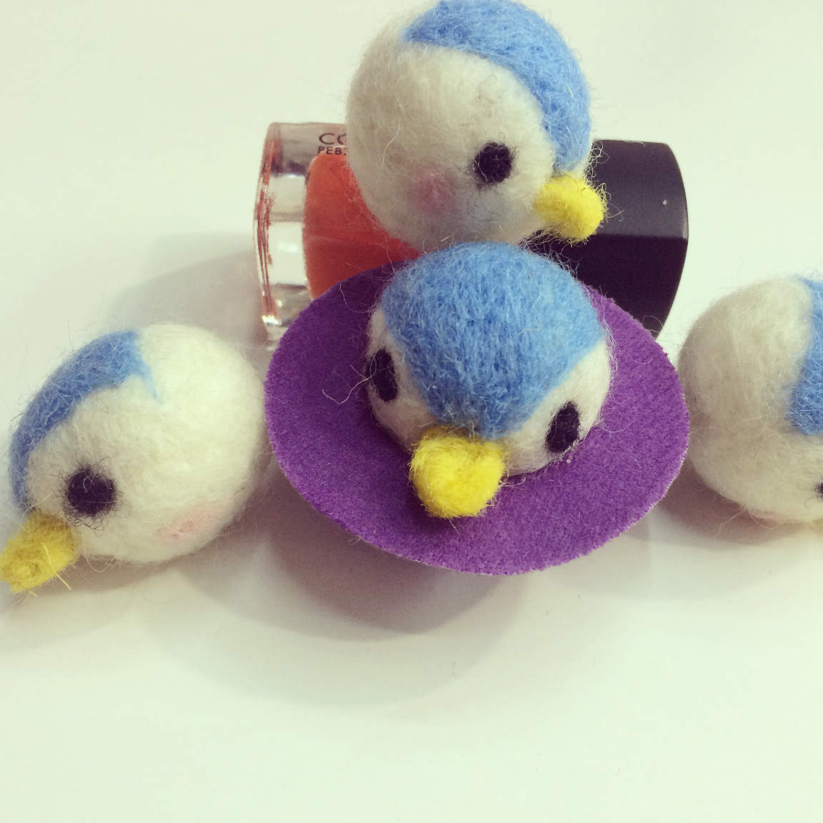 Wool felt penguin Zaxi accessory DIY is super charming, super cute, super elegant, simple and generous