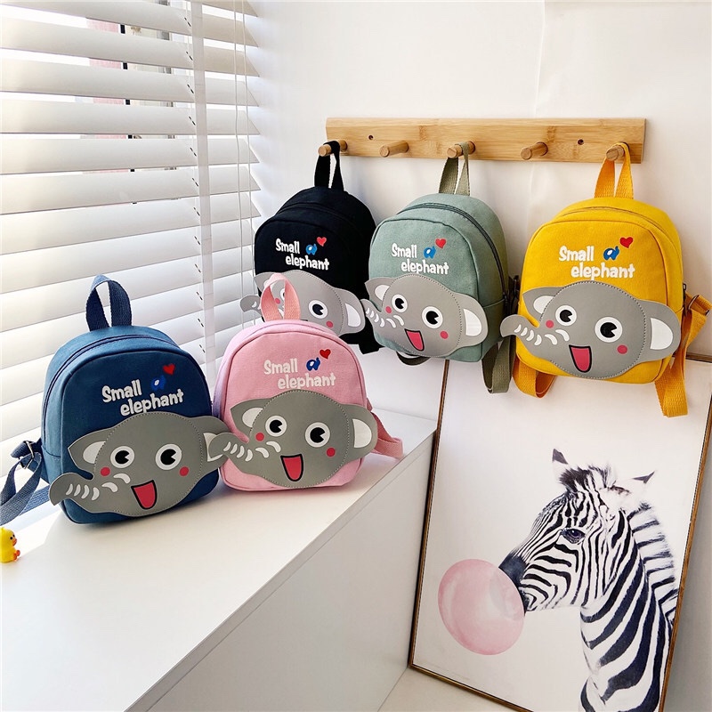 Cartoon cute backpack female Harajuku bag Female girls shoulder mini new children's elephant backpack small backpack