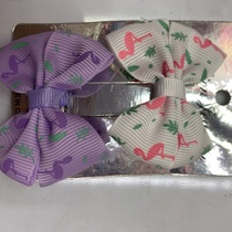 Ribbed ribbon printed back-to-back bow 3471-9, 2021 Internet celebrity