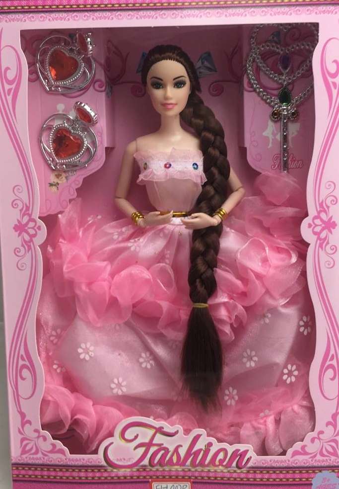 11.5-inch solid and beautiful dress Barbie doll box HF002B detail image 2