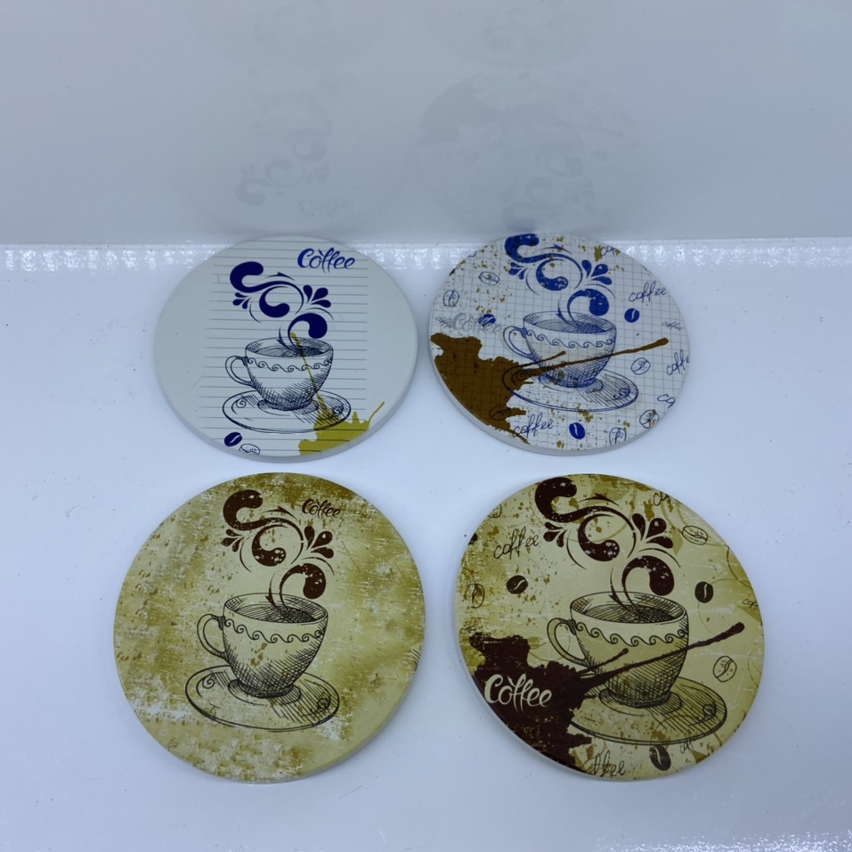 陶瓷杯垫22饰创意家居生活工艺品用品批发厂家直销 竹质工艺品
