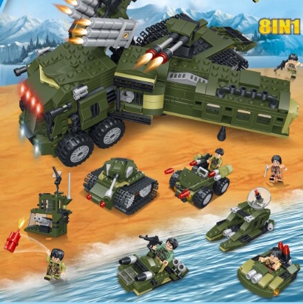 QL0166 Armored 001 combat mobile combat vehicle, 711PCS