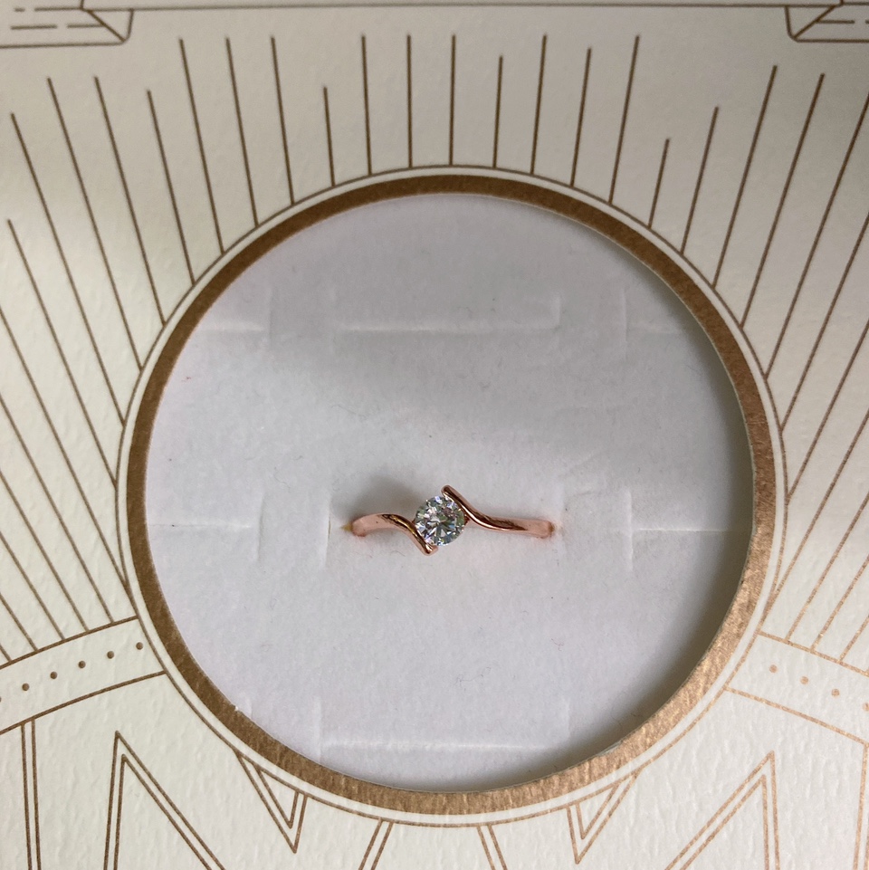 Electroplated rose gold preservation 4⃣️ Bali zircon popular all-match women's ring 2⃣️