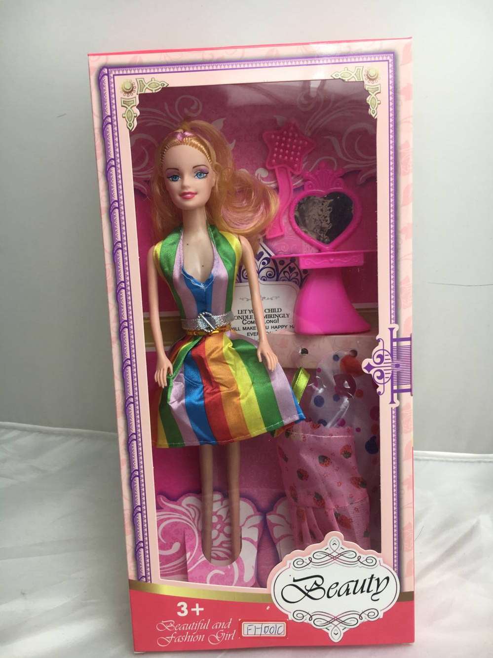 11.5-inch solid Barbie box doll HF001C details Picture