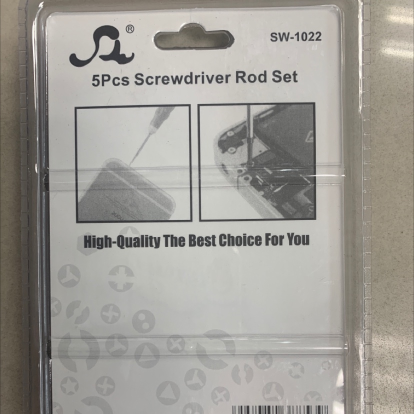 Screwdriver rod set details Picture