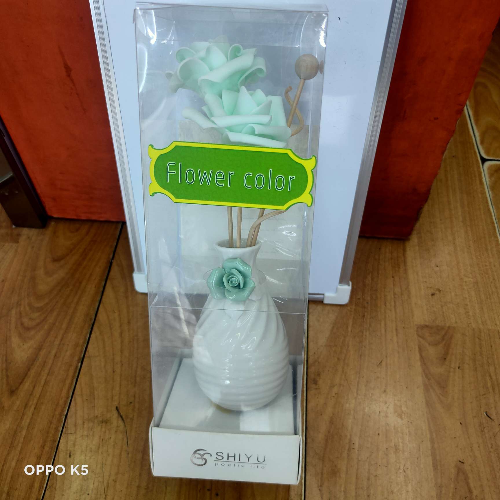 Poetry Language Aromatherapy Decorative Handicrafts Light Green Rose Aromatherapy Set Gift Box details Picture