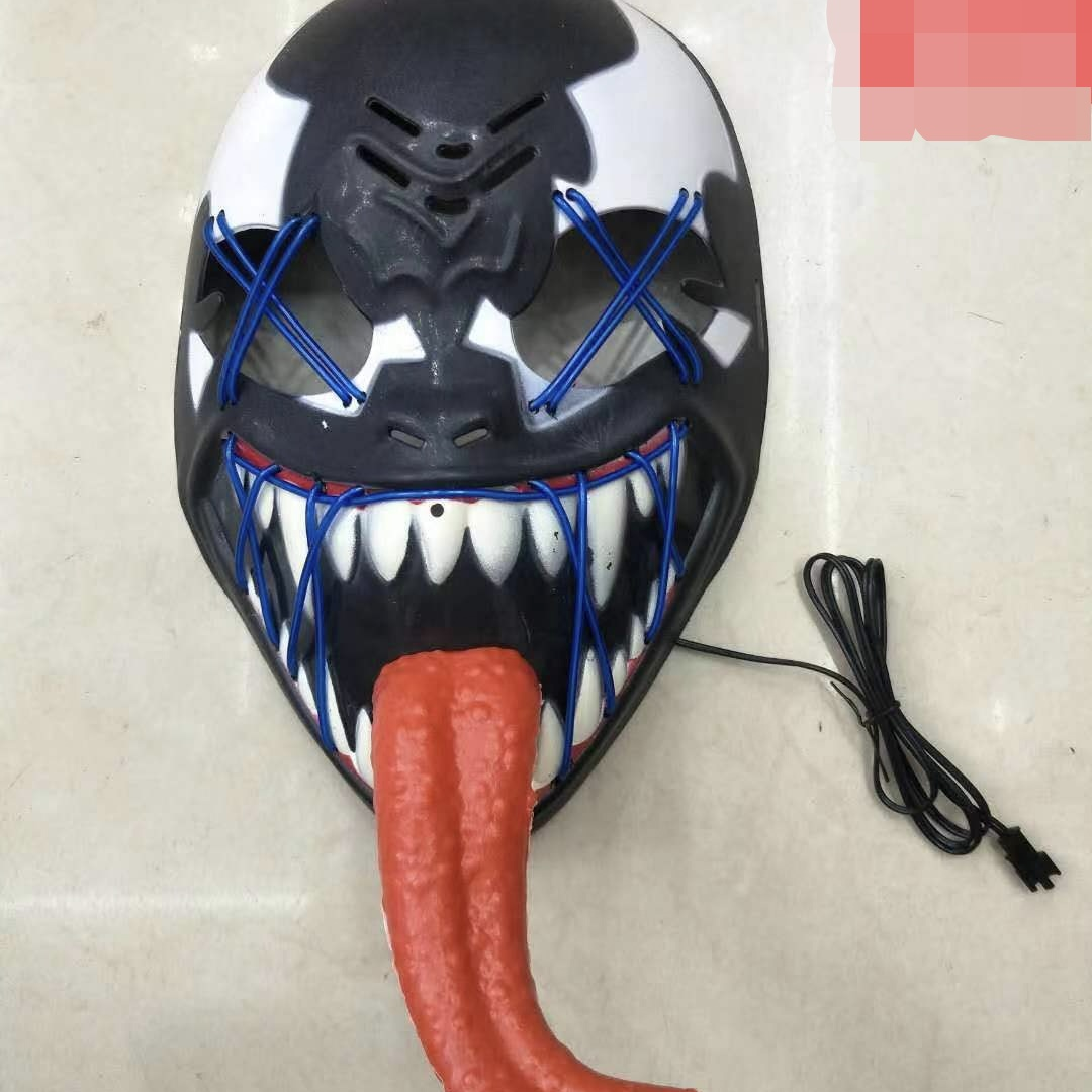 冷光线毒液面具