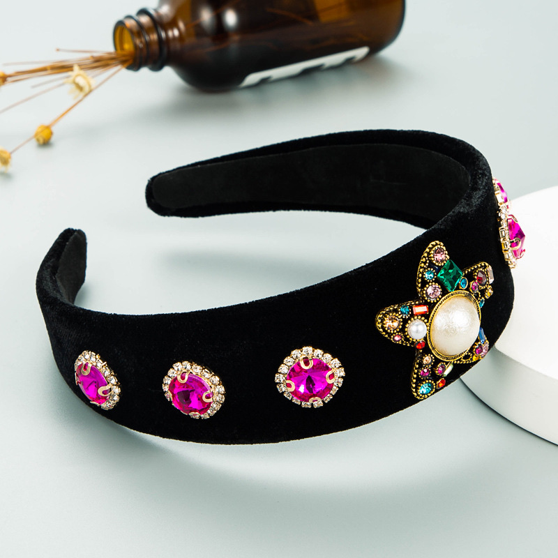Baroque-style retro flannel alloy accessories with drill bit clamps details Picture