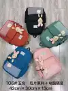 Backpacks for girls, Korean version backpacks for primary school students, junior and senior high school students, composite material, waterproof material, backpacks for casual travel, factory direct sales Item Picture