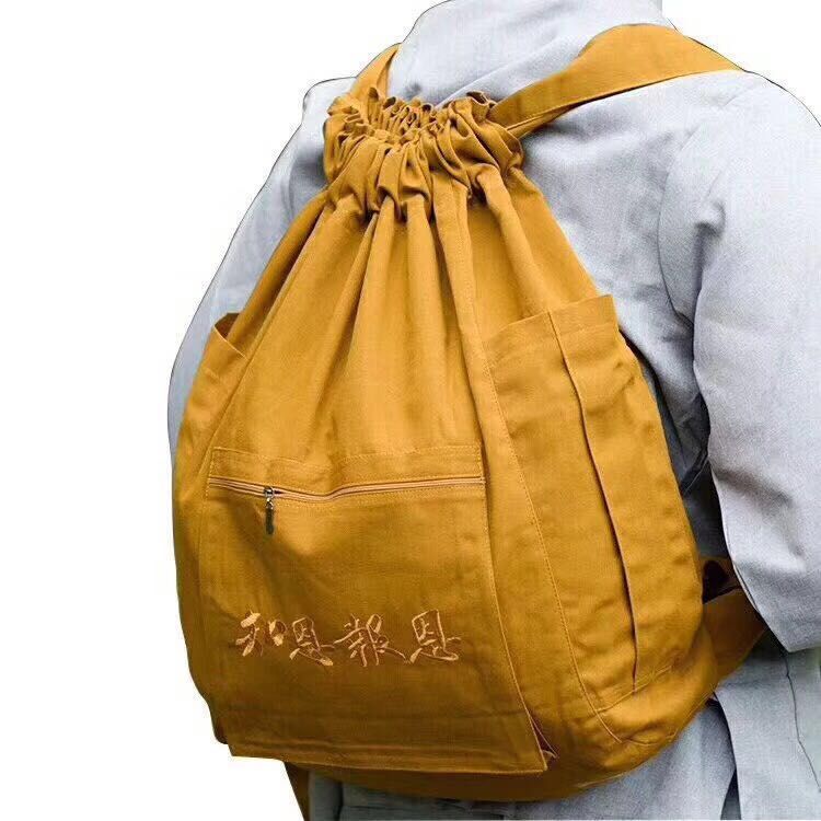 Canvas backpack details Picture