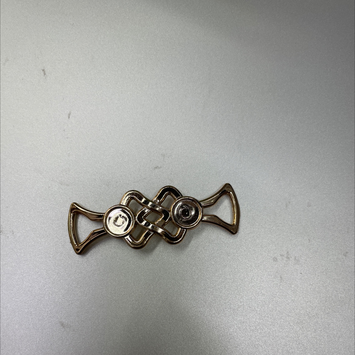 Electroplated shoe buckle 110#