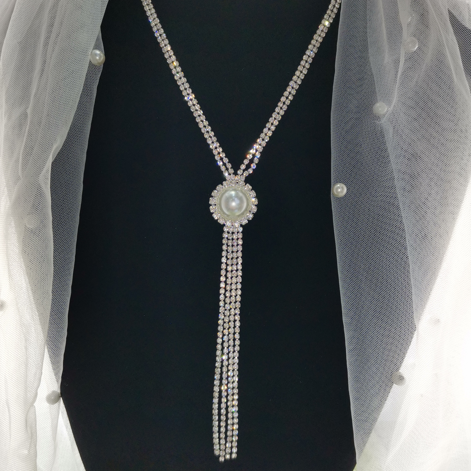 Factory direct sales of high-quality glass pearl panda water diamond jewelry accessories. Fashionable and versatile water drop bead soft clay turtle shape 7892