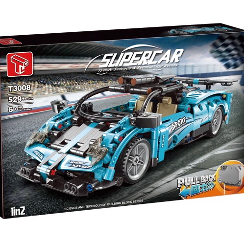 T3008  回力帕加尼，529PCS