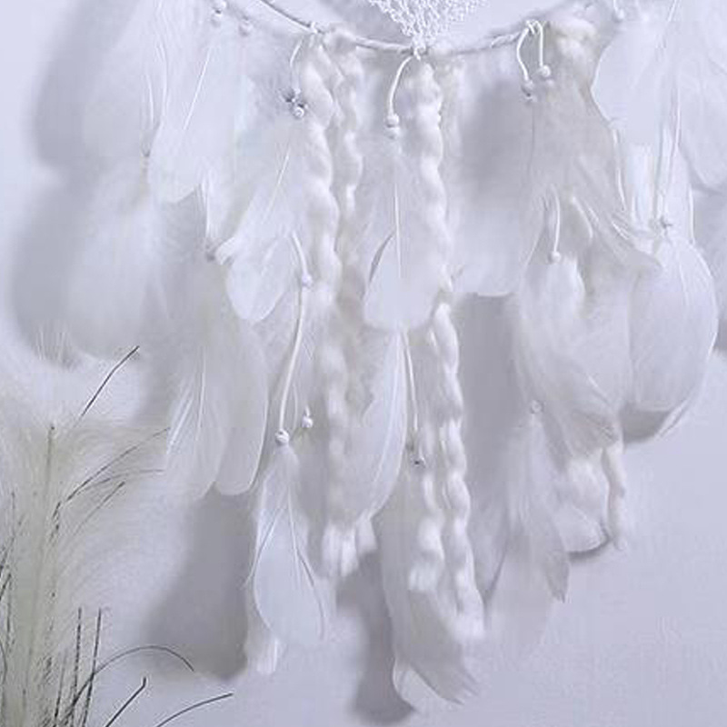ويبيع الصانع بشكل مباشر حزامات كبيرة لحفل زفاف "ريش الأبيض" Item Picture