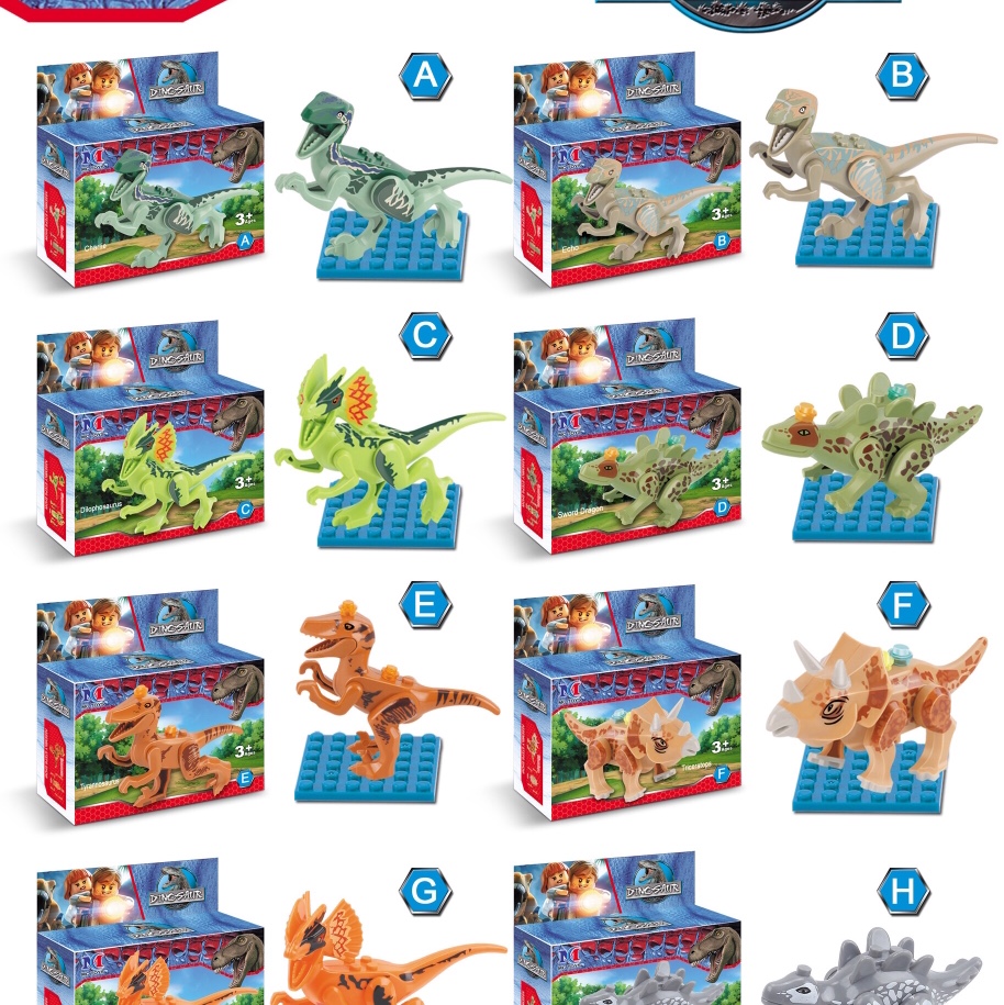 CH101-8 8 hybrid dinosaurs